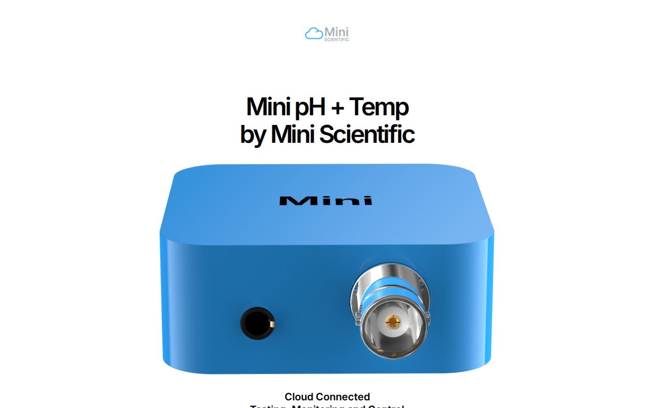 Mini Cloud First Connected Testing from Mini Scientific